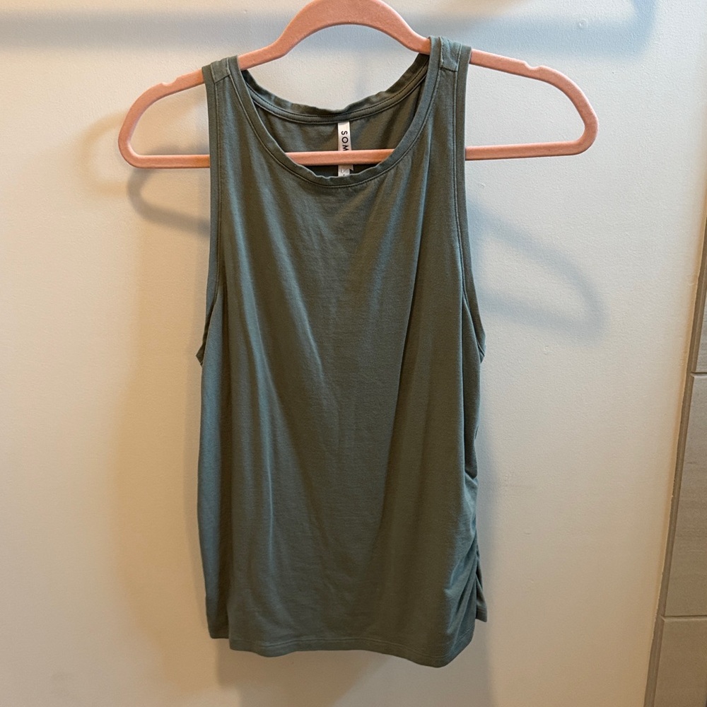 Soma Olive Soft Lounge Tank size Medium